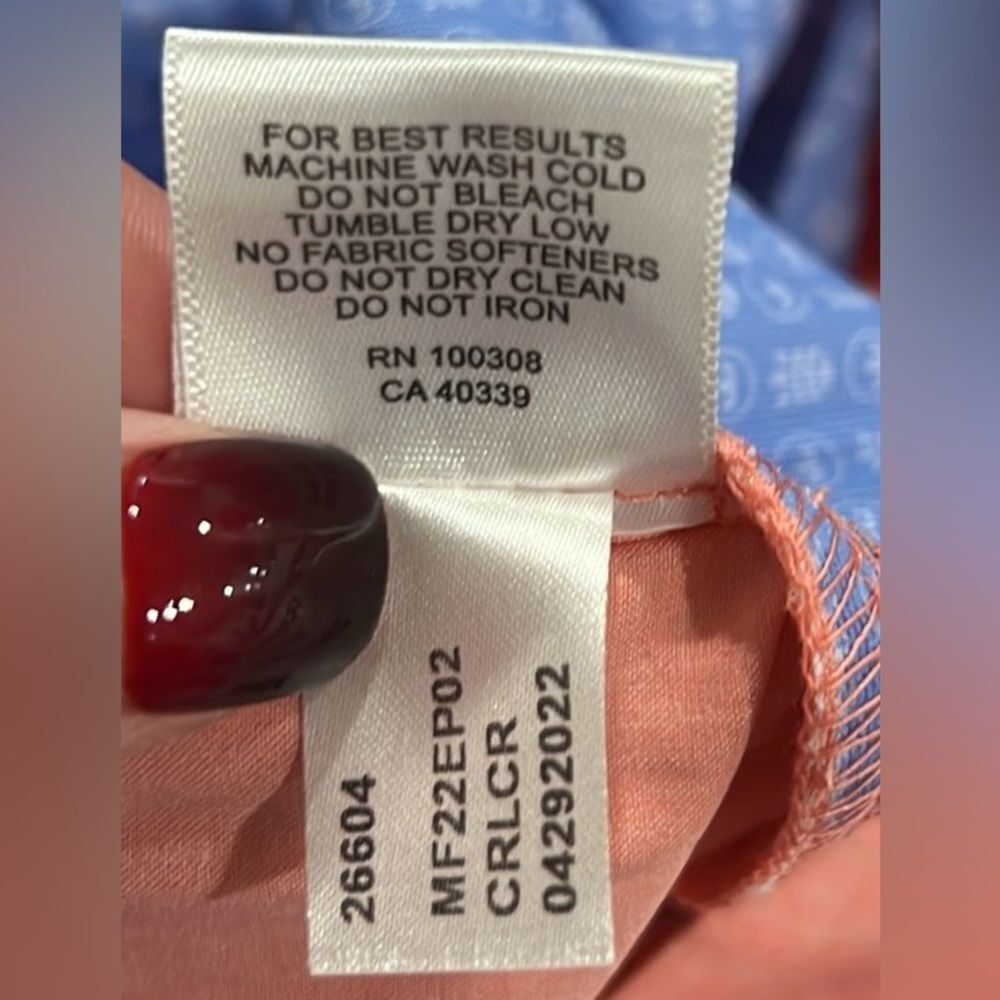 Peter Millar coral color 10” shorts size 35 - Picture 7 of 7